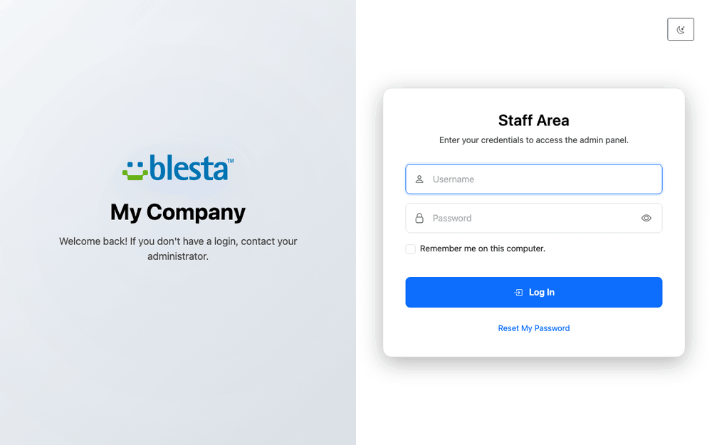Captura de Blesta, tomada de su demo pública oficial