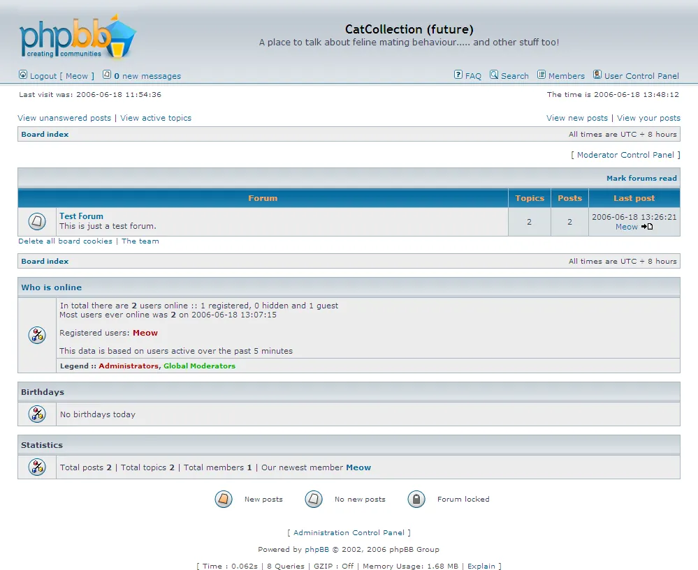 Captura de phpBB