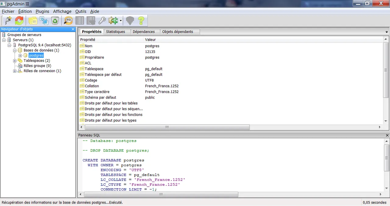 Captura de PostgreSQL
