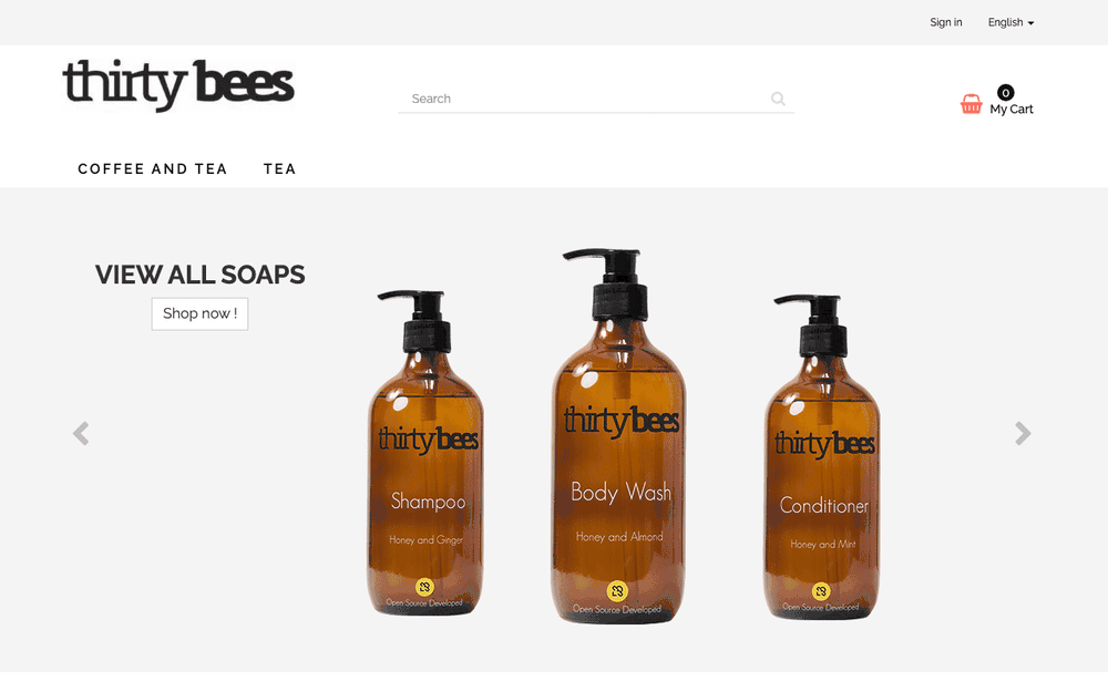 Captura de thirty bees, tomada de su demo pública oficial