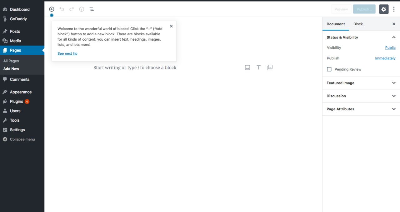 Captura de WordPress