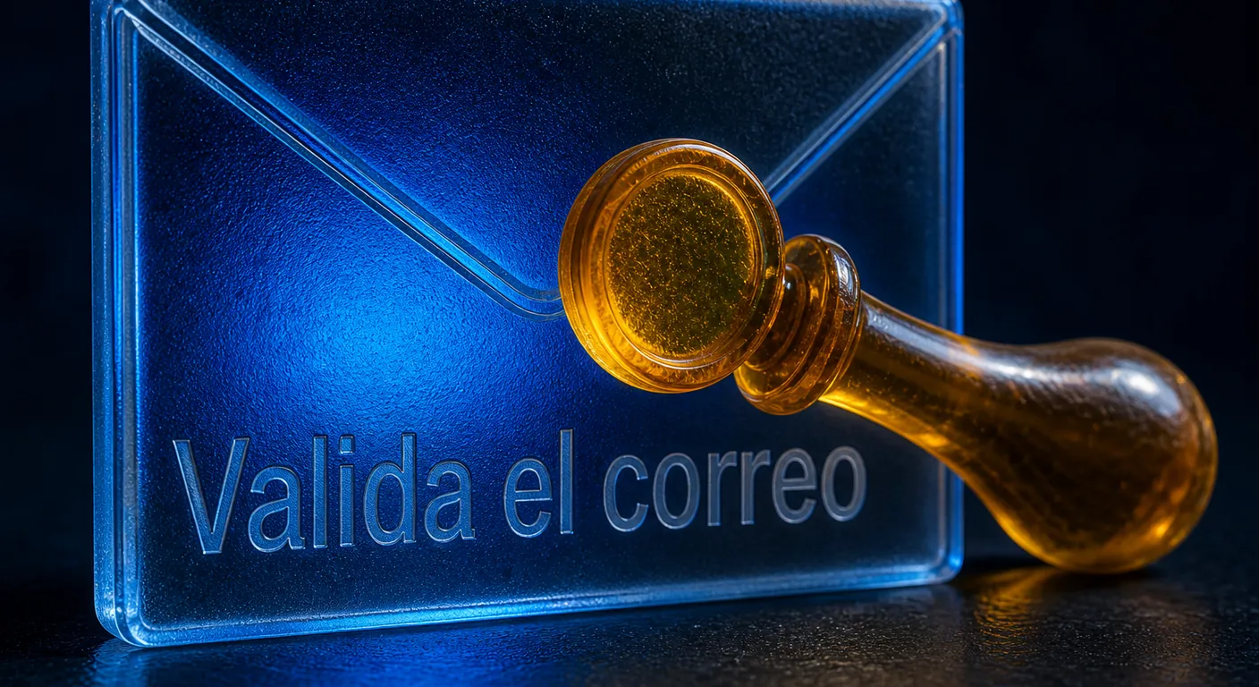 Sobre de cristal con un sello: validar el correo del certificado SSL