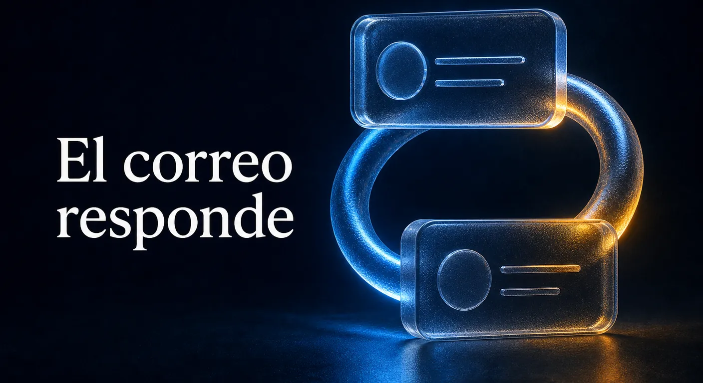 Dos placas de cristal unidas por un lazo de luz: el correo responde
